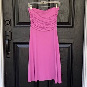 Ann Taylor sz small purple strapless dress